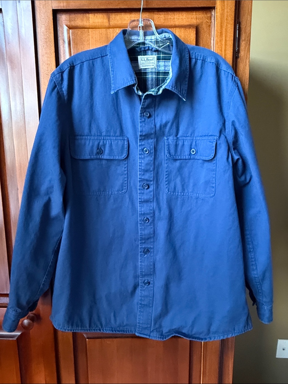 Men’s L.L. Bean Flannel Lined Shirt/Shacket